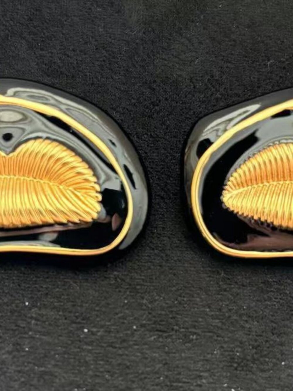 Schiaparelli Enamel Drip Stud Earrings